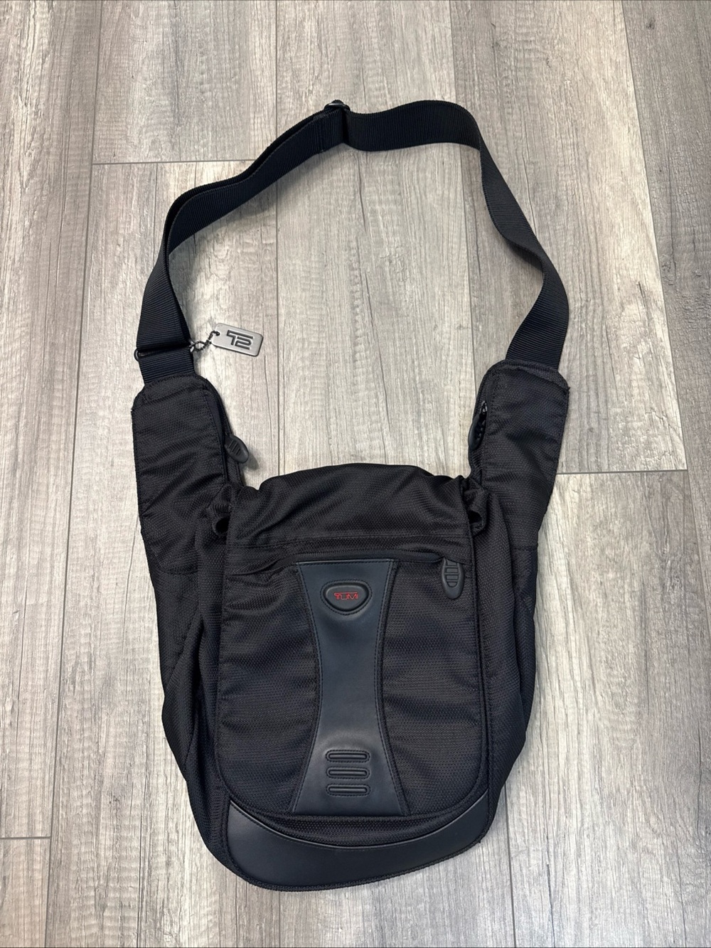 Tumi Black Crossbody Messenger Sling Bag